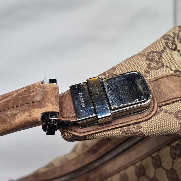 Gucci Vanity Square GG Monogram Canvas Leather Shoulder Bag - Picture 10 of 17